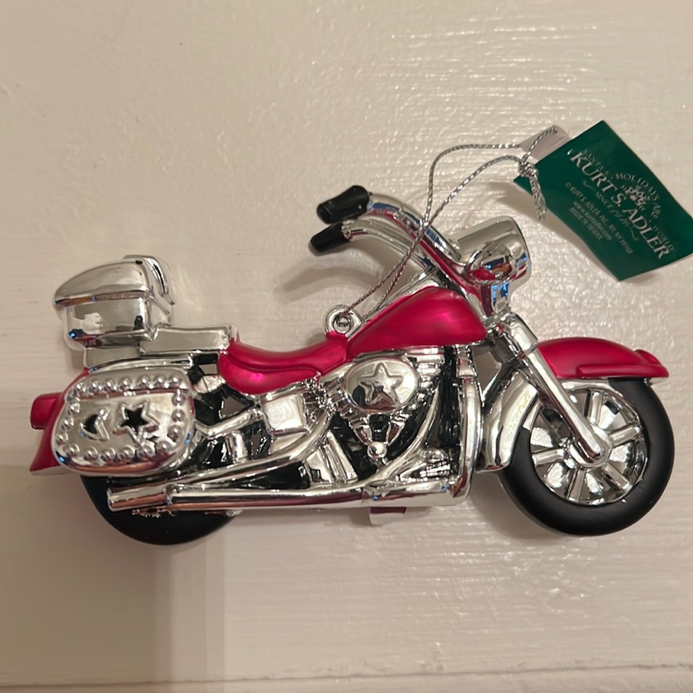 Motorcycle Christmas Ornament